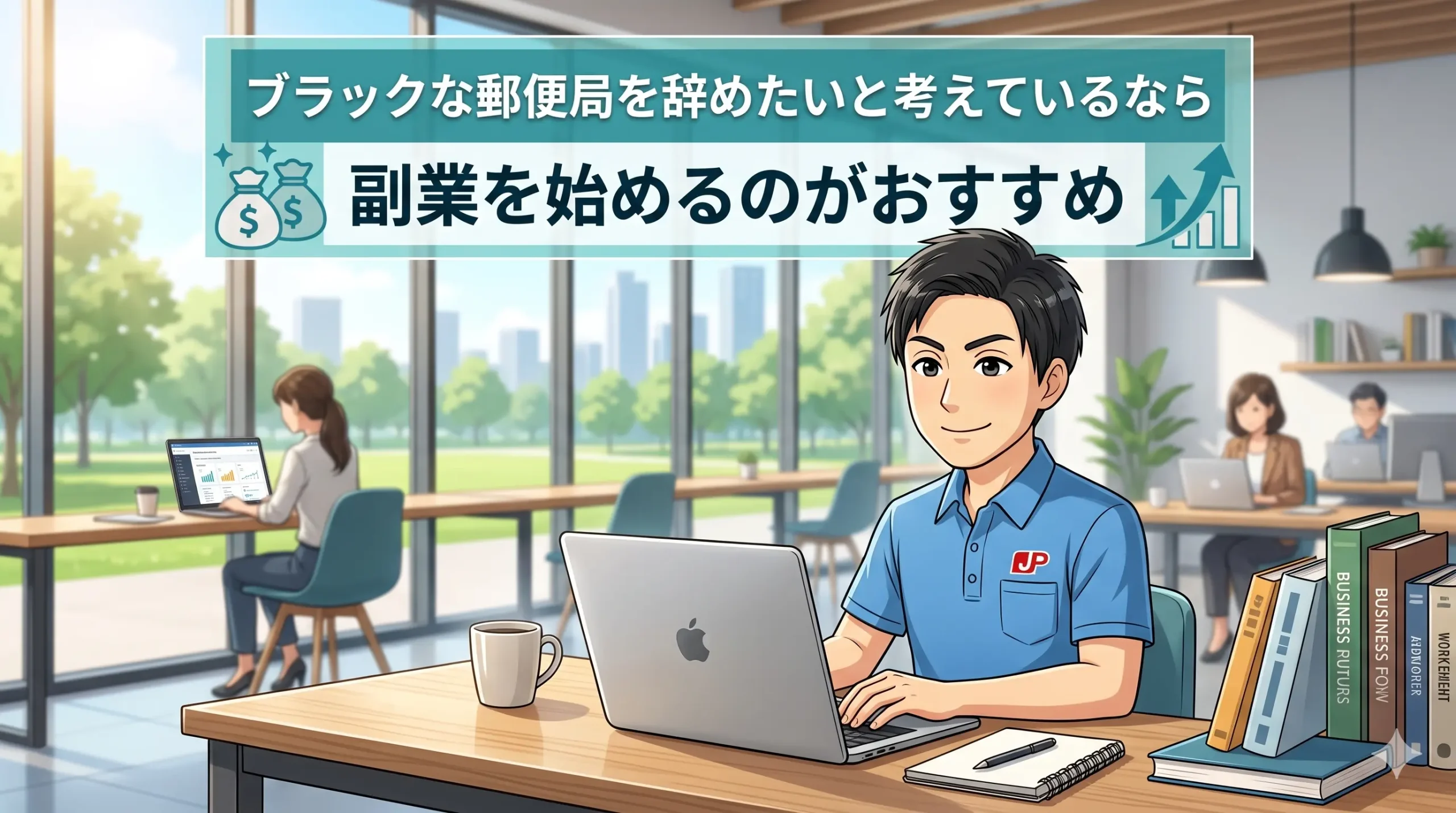 ブラックな郵便局を辞めたいと考えているなら副業を始めるのがおすすめ