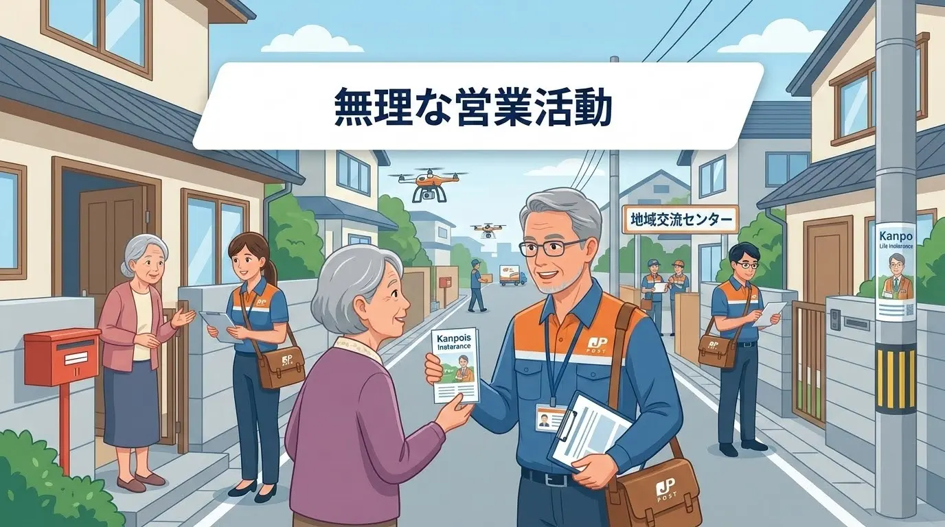 無理な営業活動