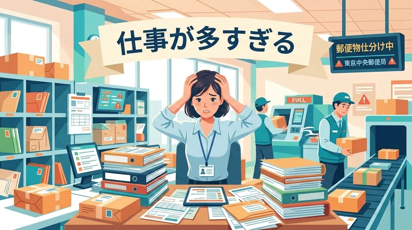 とにかく仕事が多すぎる