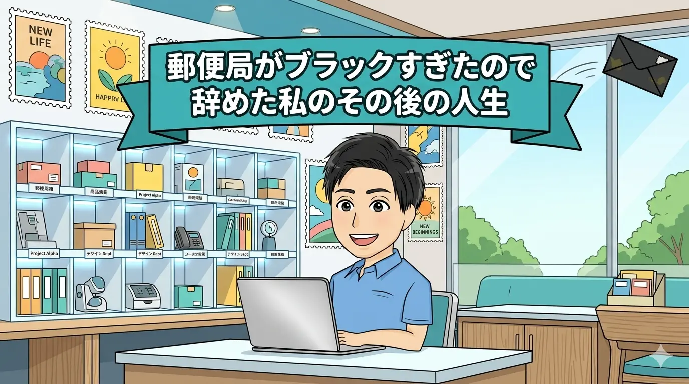 郵便局がブラックすぎたので辞めた私のその後の人生