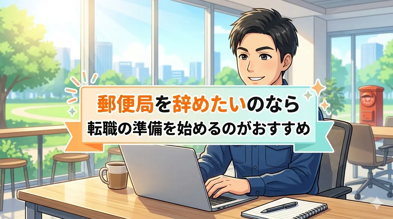 郵便局を辞めたいのなら転職の準備を始めるのがおすすめ
