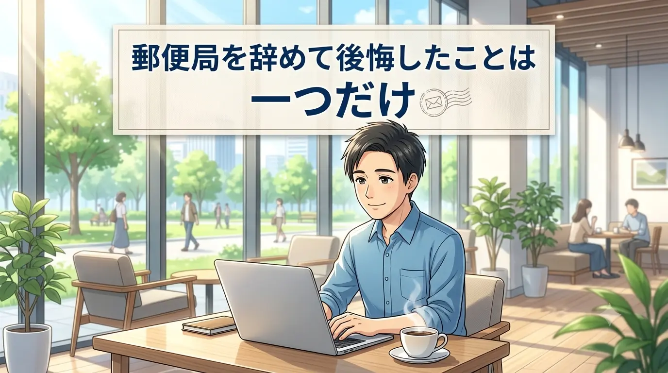 郵便局を辞めて後悔したことは一つだけ