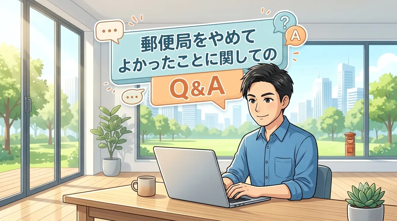郵便局をやめてよかったことに関してのQ&A