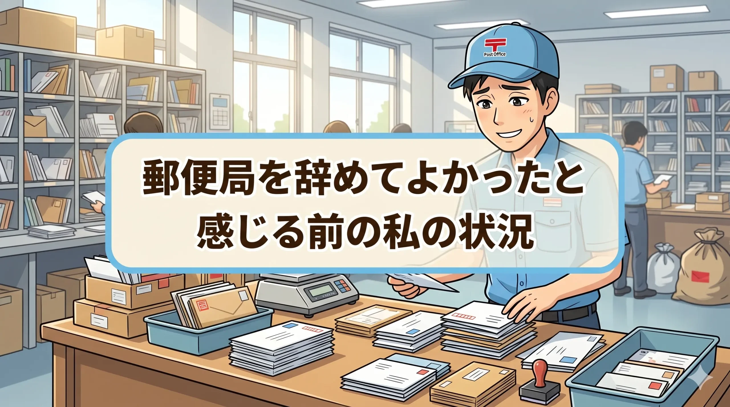 郵便局を辞めてよかったと感じる前の私の状況