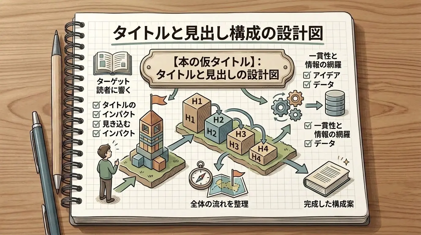 タイトルと見出し構成を考えた