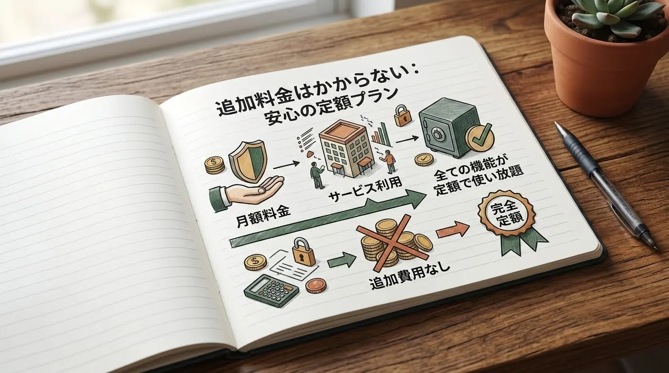 追加料金はかからない
