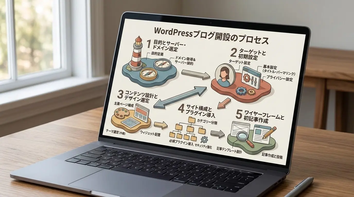 WordPressブログを開設する