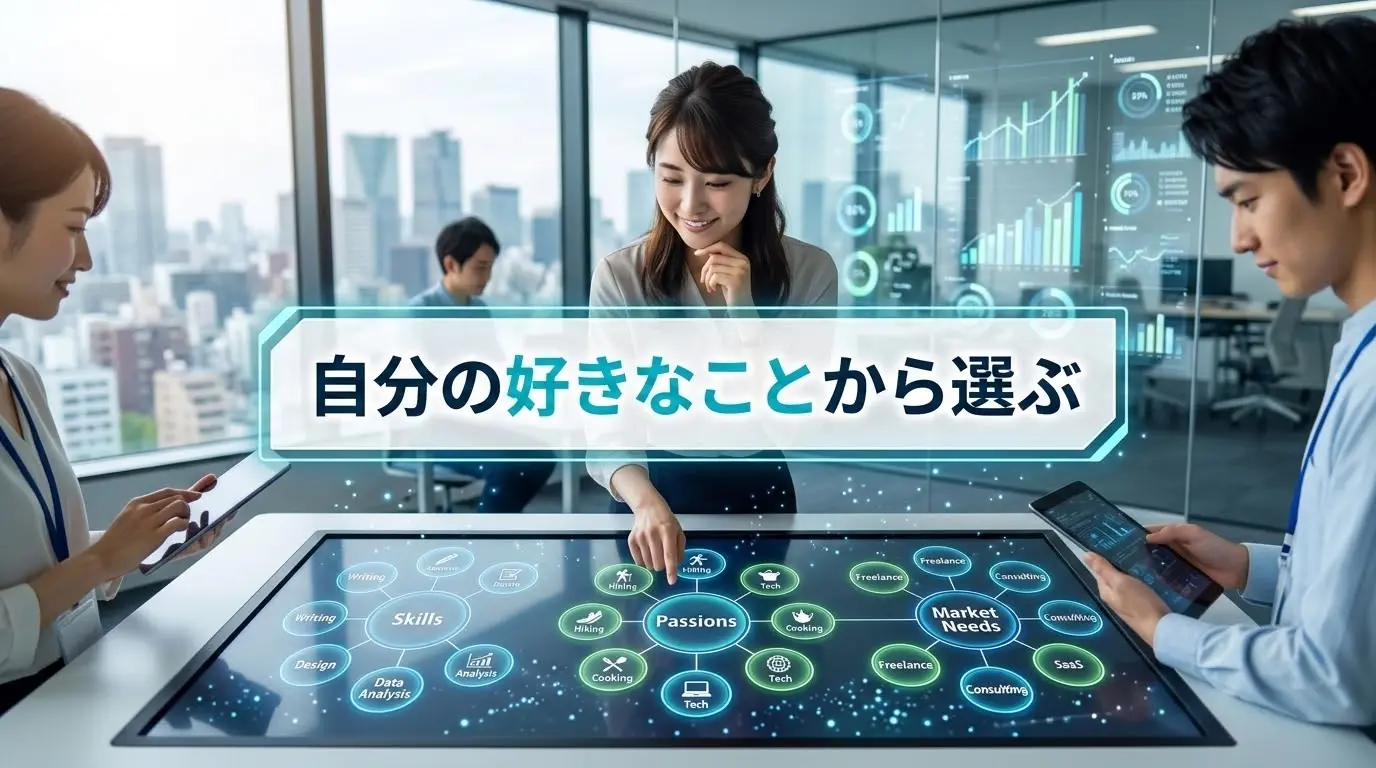 自分の好きなことから選ぶ