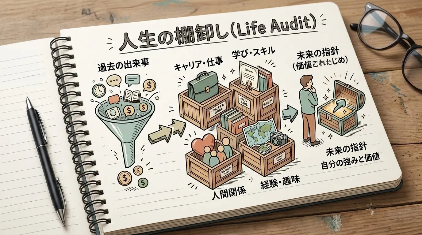 今までの人生を棚卸しした