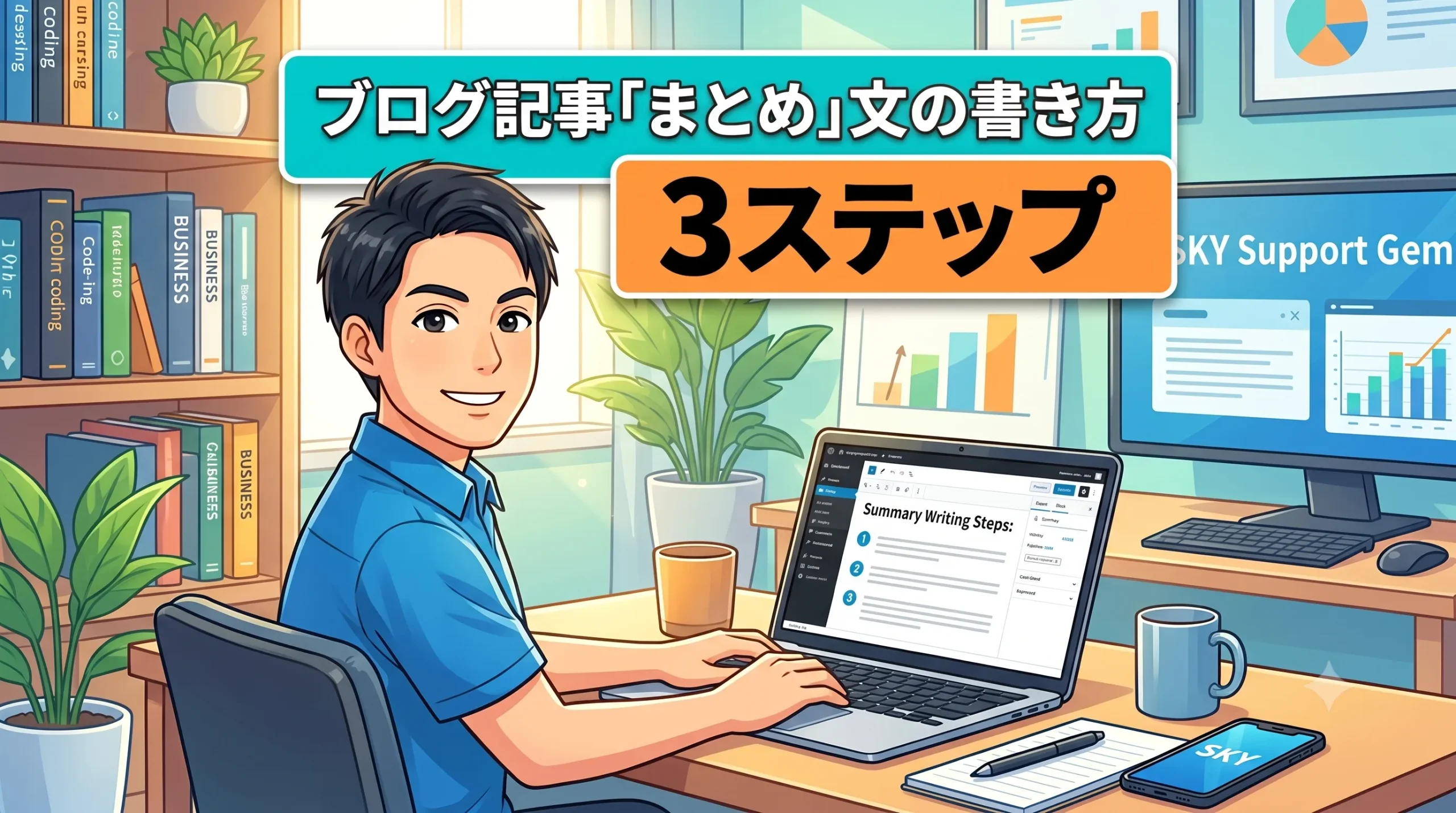 ブログ記事「まとめ」文の書き方3ステップ｜読者を動かす例文5選も紹介！