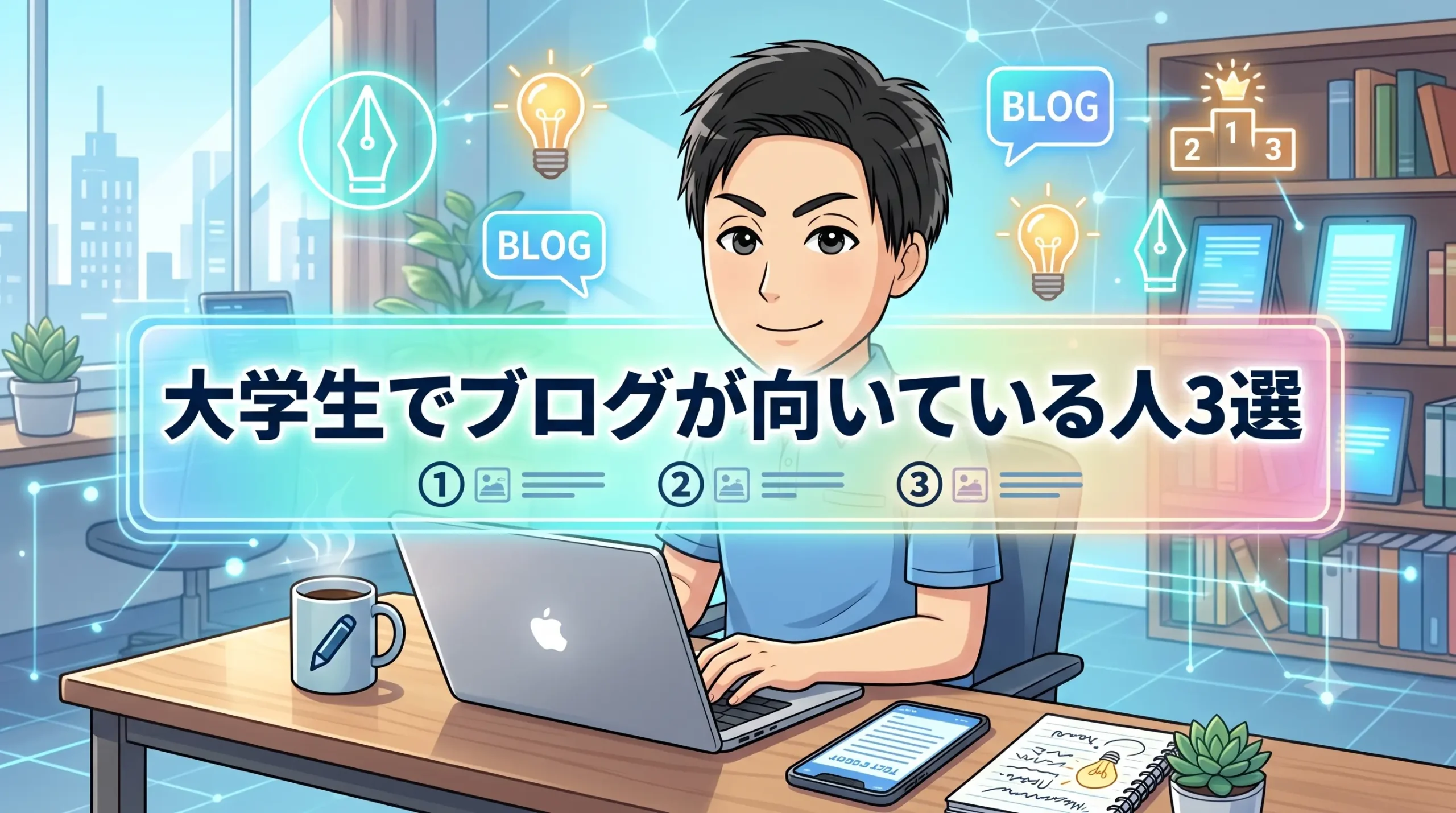 大学生でブログが向いている人3選