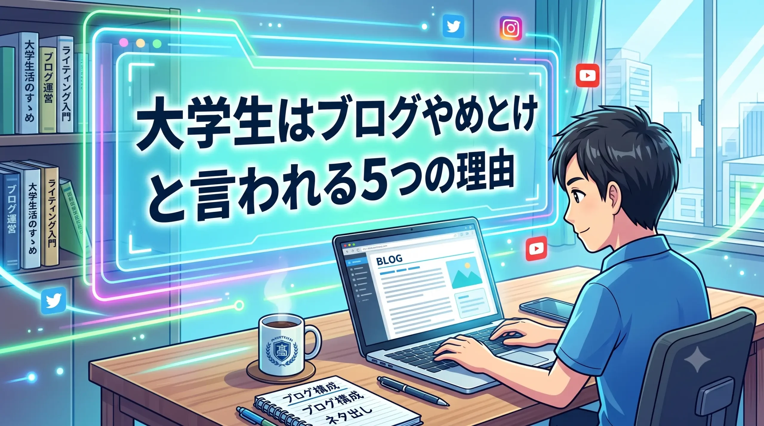 大学生はブログやめとけと言われる5つの理由
