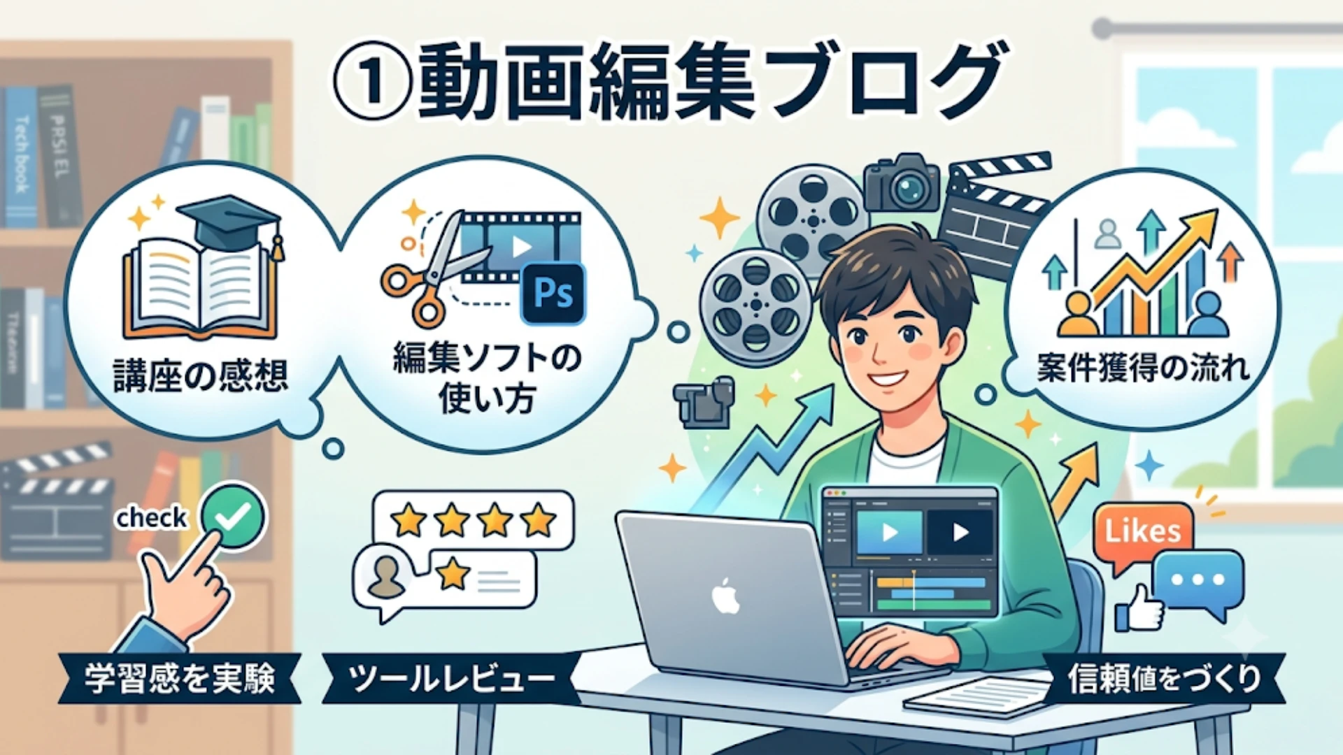 ①動画編集ブログ