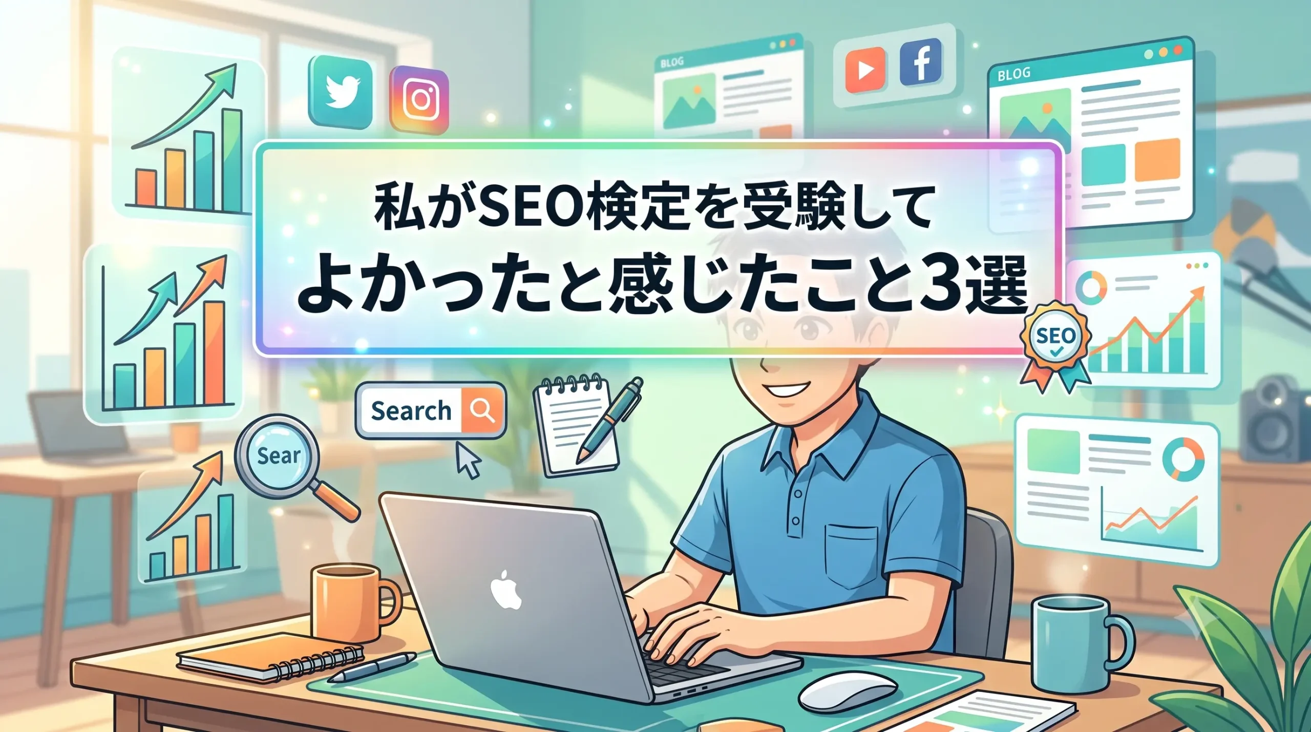 私がSEO検定を受験してよかったと感じたこと3選