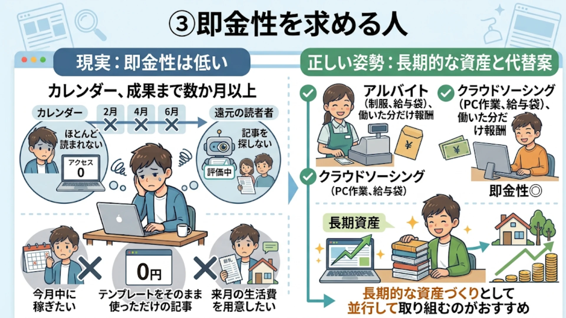 ③即金性を求める人