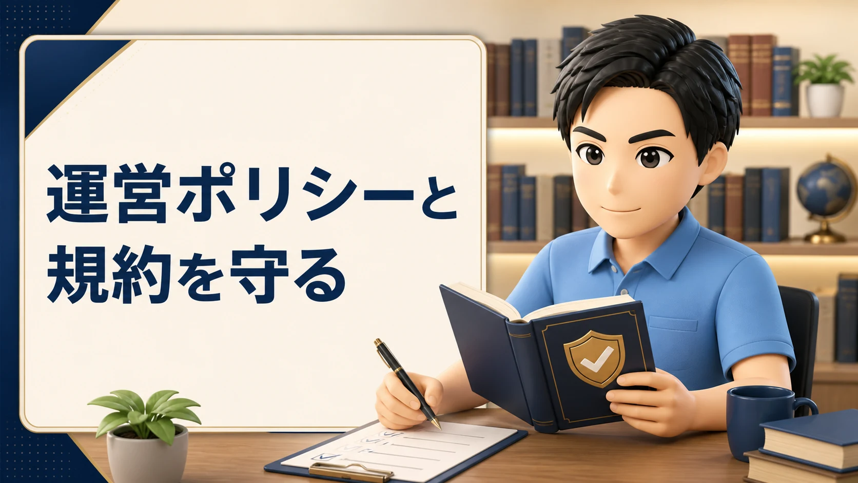 運営ポリシーや利用規約に従う