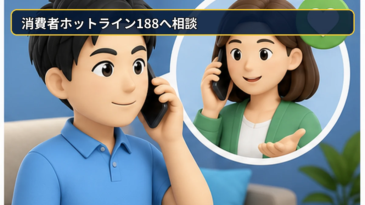 消費者ホットライン「188」へ相談する