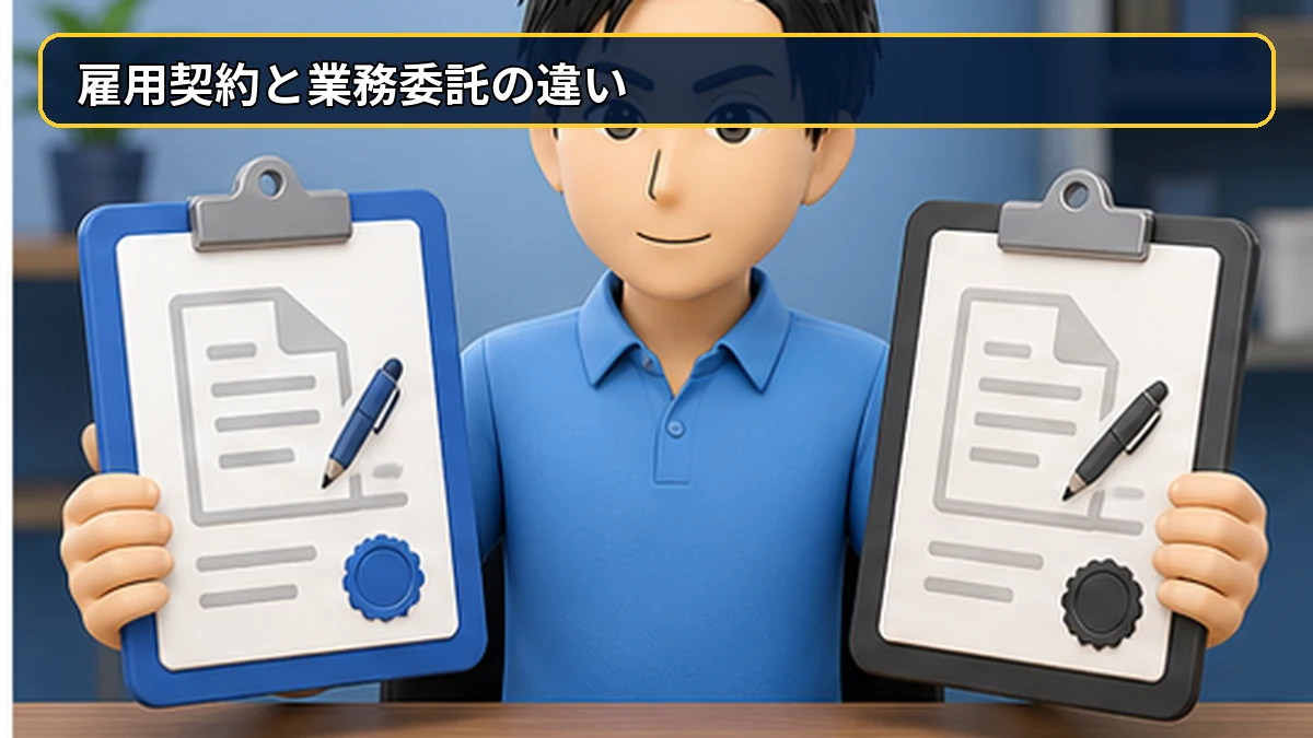 雇用契約と業務委託では報酬の考え方が異なる