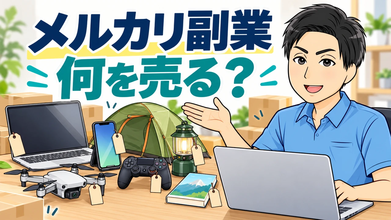 メルカリ副業で売る商品を説明する大澤さん