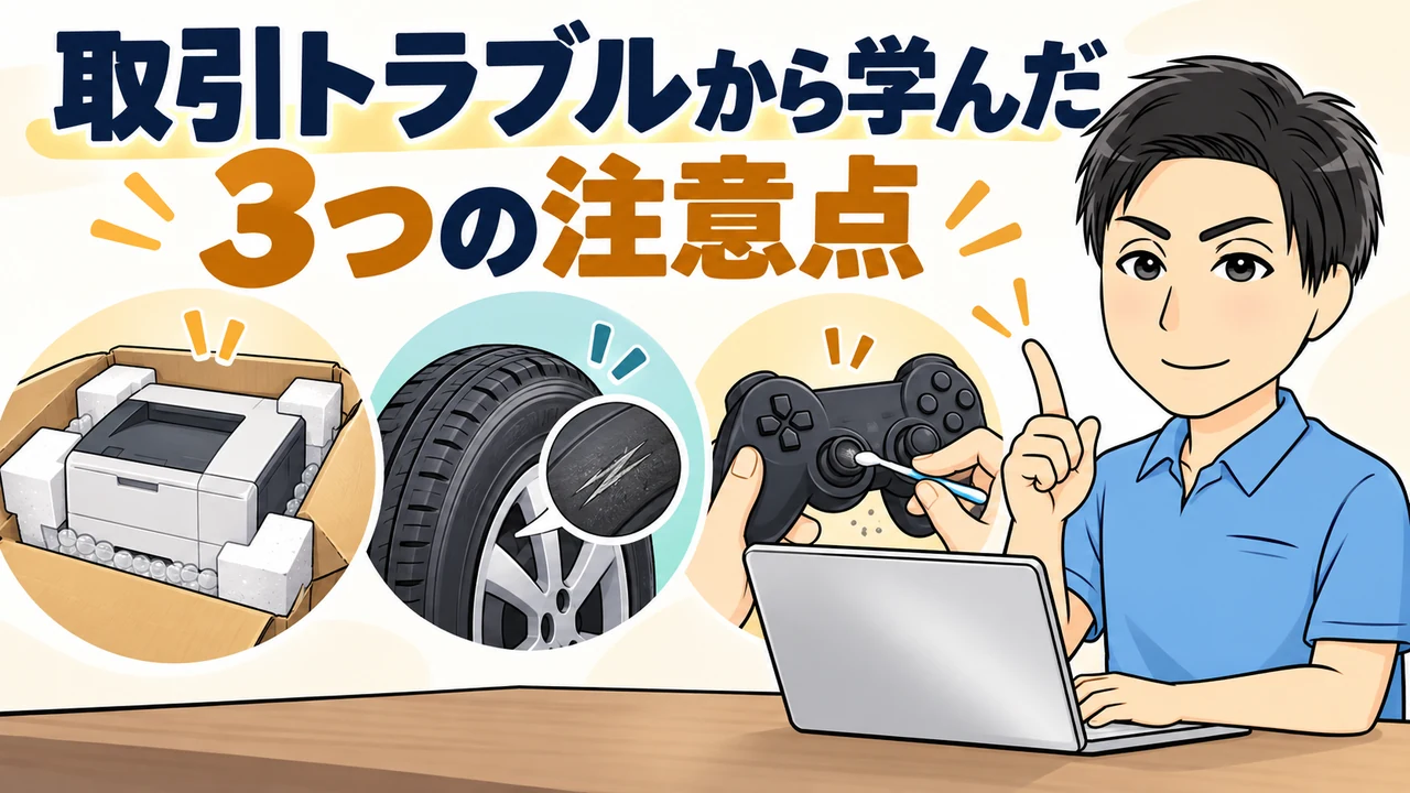 取引トラブルから学んだ注意点