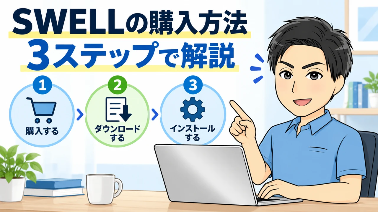 SWELLの購入方法3ステップ！買い方から導入までの手順を画像付きで徹底解説！
