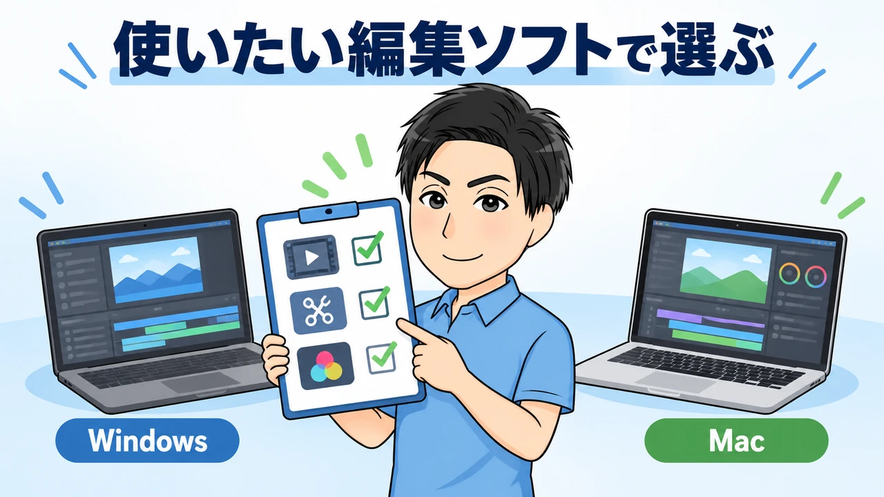 WindowsとMacの動画編集環境比較