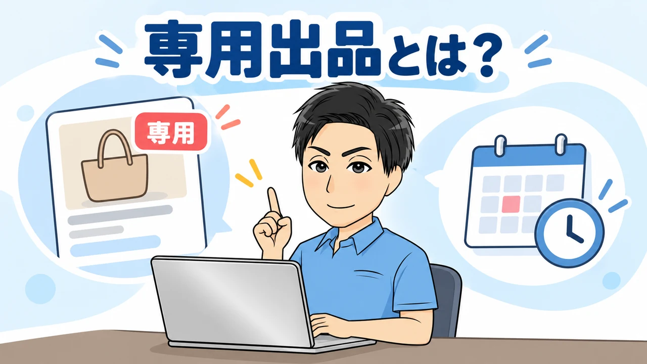 専用出品を依頼された場合の対処法3選