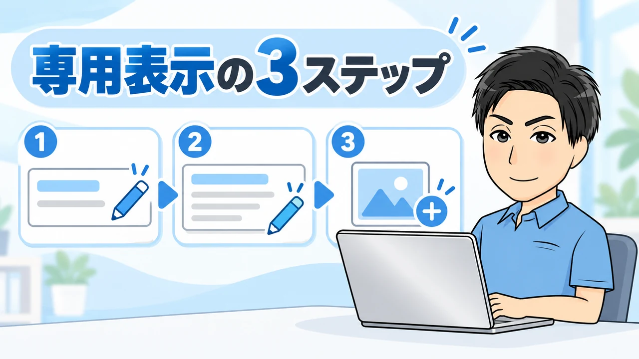 メルカリで専用出品する方法3ステップ